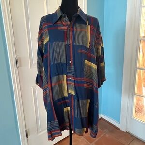 Vintage Riscatto Portofino Men’s Button Down Shirt Sz XL